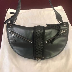 Dior Black Leather Purse